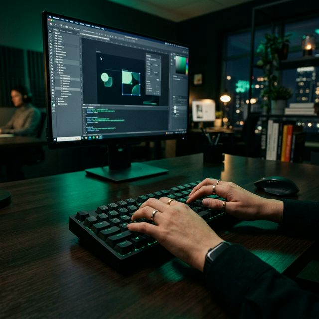 Designer working